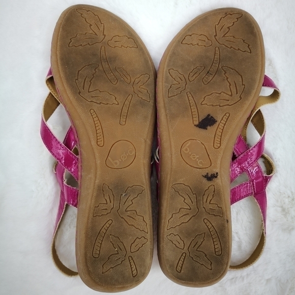 b.o.c. Born Concept 11(43) Pink Vegan Sandal Flats with Adjustable Buckle Straps - Picture 7 of 8